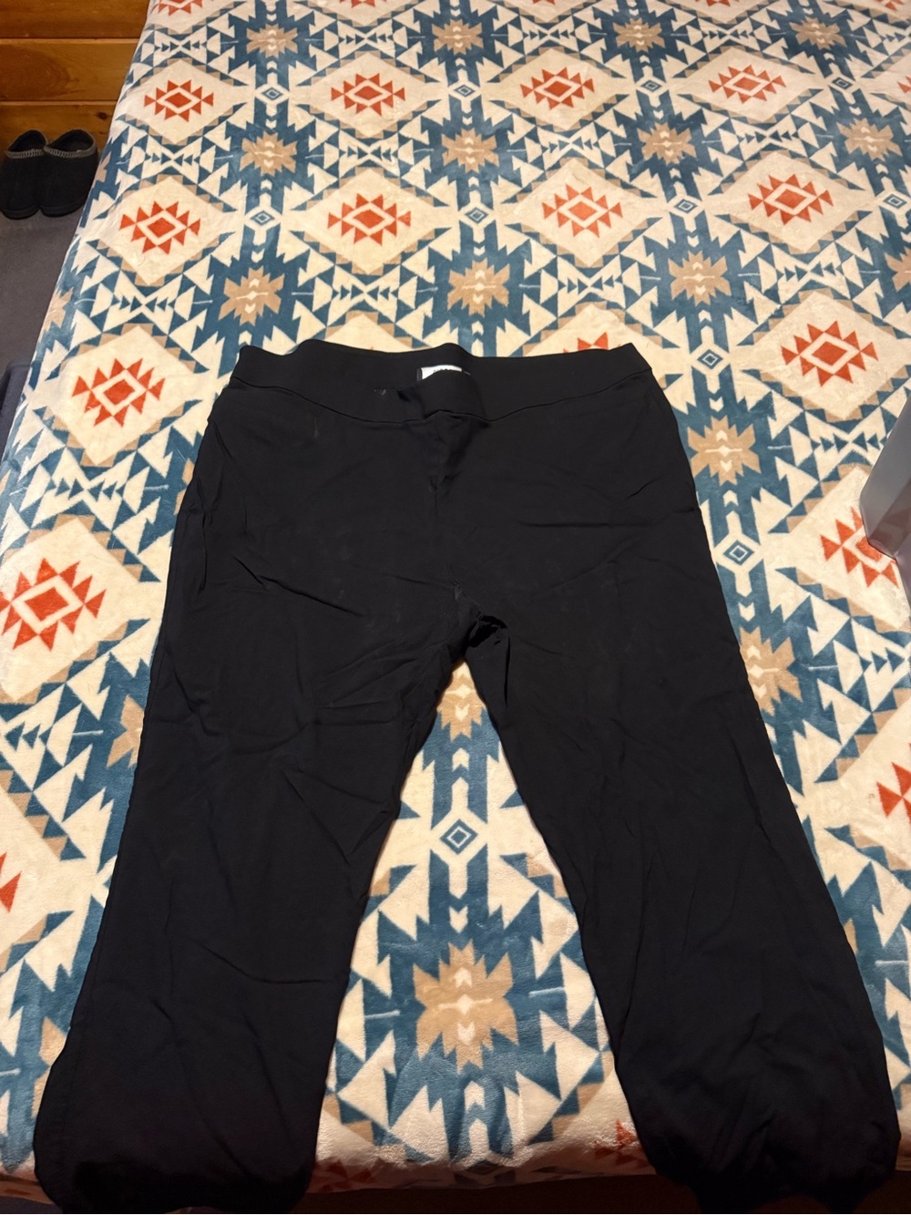 Briggs New York Black Women's Stretch Jogger Trousers